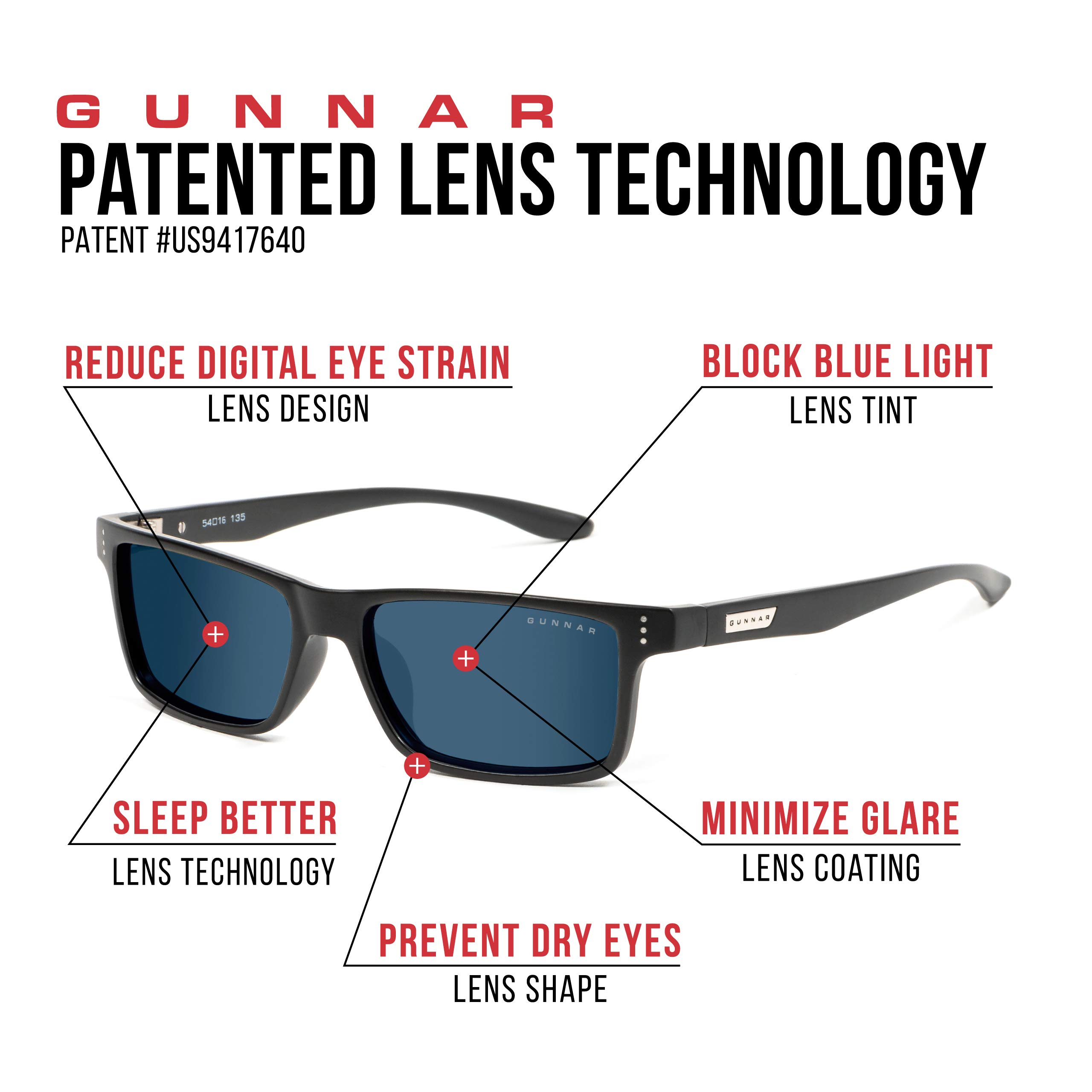 Amazon.co.jp: Gunnar ゲーム用メガネ ブルーライトカットメガネ